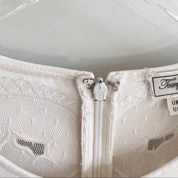 Temperley London White Dress Sz 2 - Picture 6 of 6